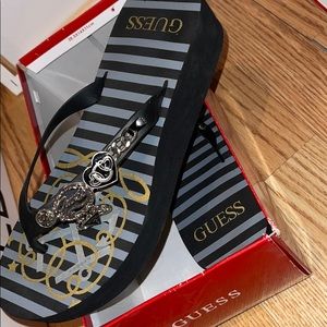 Guess charm sandals